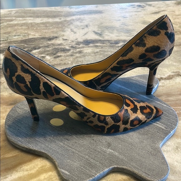 Nine West Leopard Print Heels - Picture 7 of 7